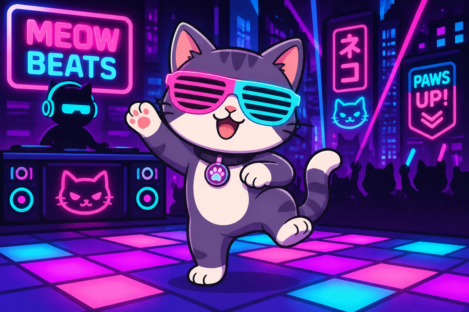 Party Cat 像素