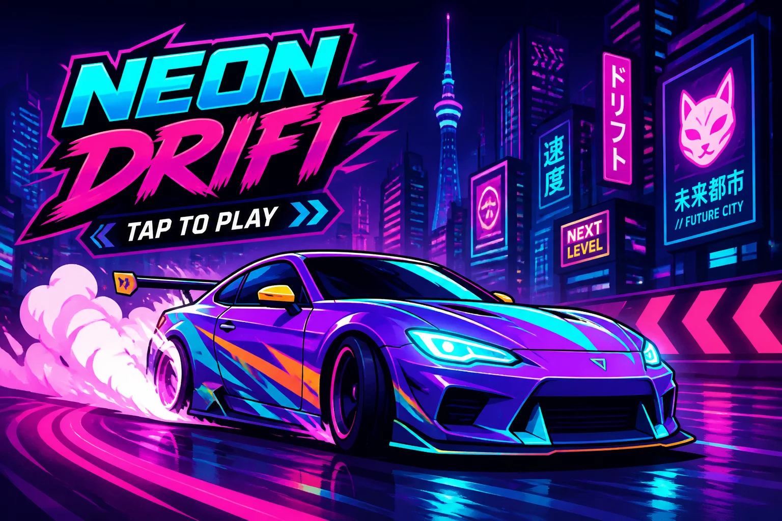 Supra Drift 2 霓虹